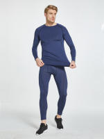 Quick Dry Men's Compression Shirt for Athletic Workouts - Long Sleeve Base-Layer Top with Moisture-Wicking Benefits - details 0