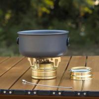 Estufa de Camping Portátil de Aleación de Aluminio A Prueba de Viento, Barbacoa, Picnic al Aire Libre, Cocina de Montaña - details 1