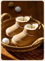 Botas de nieve nuevas para niño, engrosadas, grandes, zapatos de algodón, botas de niña - details 19