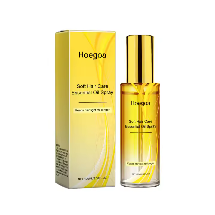 HOEGOA Caléndula Spray Brillo nutritivo Aceite esencial para el cuidado del cabello de seda suave - 1