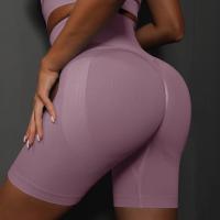 Pantalones cortos de Yoga para mujer, pantalones cortos deportivos sin costuras para gimnasio, pantalones cortos de entrenamiento de cintura alta con realce, pantalones cortos deportivos para Fitness, pantalones cortos de ciclismo - details 27