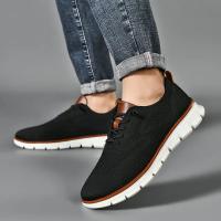 Zapatos ligeros para caminar para hombre, Zapatillas de malla transpirables, informales, para exteriores - details 19