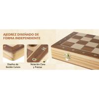 Peradix 2 en 1 Ajedrez Magnético y Damas