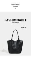 Bolso de mano de gran capacidad para mujer, nuevo bolso de hombro casual versátil, bolso tejido de alta gama para madre e hijo - details 11