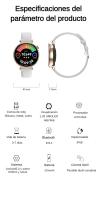 2024 Reloj Inteligente Mujeres, Smartwatch con 1,32