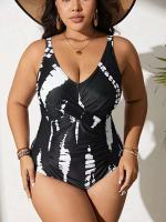 Bikini de una pieza mejorado de gran tamaño 2024 para mujer, traje de baño de playa de cintura alta para mujer, Monokini - details 1