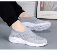 Hombres para verano otoño, nuevo estilo para hombres, deportes de un pie y ocio zapatos perezosos transpirables de suela suave, viejos zapatos de malla de Beijing - details 18