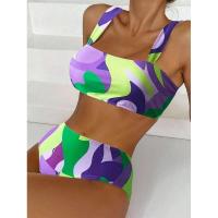 Bikini de cintura alta, Tre 2025 Conjunto de bikini bandeau sexy para mujer, Traje de baño brasileño para mujer - details 20