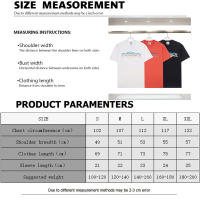 Camisetas Casuales de Verano 2025 para Hombres Algodón Puro, Cuello Redondo, Mangas Cortas, Impresión de Logotipo, Deportiva y de Moda - details 16