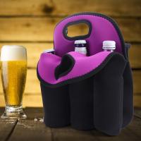 Bolsa portabotellas con aislamiento antideslizante, funda para botella de agua con asa, bolsa portadora de cerveza reutilizable, accesorios para tazas, 6 botellas - details 2