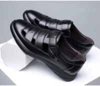 Nuevas Sandalias de Verano 2025 para Hombres Zapatos de Cuero Transpirable con la Suave Piel de Fondo Ideal para Negocios y Conducción - details 8