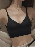 Sujetador sin costuras de 1 pieza para mujer - Tirantes ajustables, relleno extraíble, sin aros, transpirable, diseño sin espalda, lencería sexy, textura suave, cobertura discreta, material ligero para ocasiones especiales - details 9