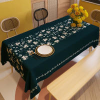 Manteles rectangulares nórdicos para decoración De fiestas, tapete bohemio con manchas impermeables - details 3
