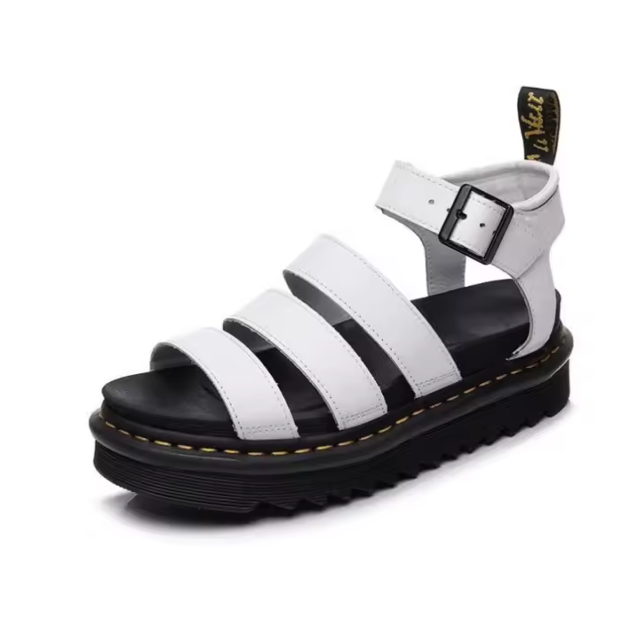 Sandalias de verano para mujer, zapatos planos de moda. - 1