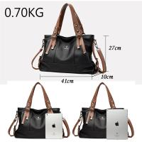 Bolsos De cuero suave para mujer, bolso de hombro Vintage, bolso de diseñador de lujo, monedero de gran capacidad, nuevas marcas - details 19