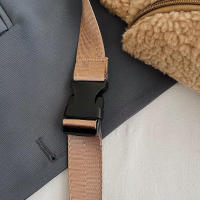 Cintura de felpa de invierno para mujer, bolso de cinturón para teléfono de estilo de diseñador de hombro informal Unisex - details 36