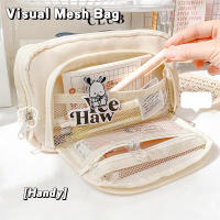 Estuche de Lápices de Triple Capa Grande Bolsa de Pluma de Oficina Escolar para Adolescentes - details 4