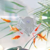 Alimentador acrílico de gusanos de sangre roja para peces, Mini taza de alimentación colgante para pecera con ventosa, cilindro de plantación de agua transparente - details 6