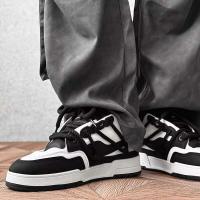 Zapatos de skate informales para hombre, zapatos de tabla negros de moda para caminar - details 7