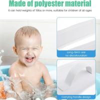 Almacenamiento de juguetes de baño para bebé de gran capacidad, diseño de malla, bañera multicompartimento, organizador de juguetes, fácil clasificación, secado rápido - details 4