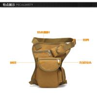 Bolsa de pierna táctica de camuflaje al aire libre entrenamiento al aire libre camping pequeña riñonera montar en montaña riñonera impermeable multifuncional - details 2