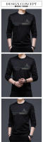 Caumanl-Sudadera de manga larga para hombre, Jersey informal de marca de moda, Tops de Color sólido, talla europea, M-3XL - details 4