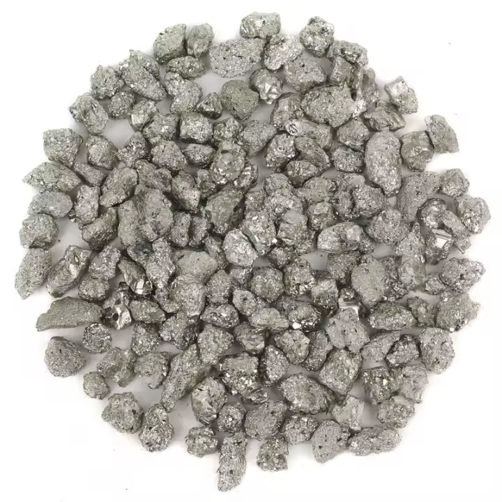 Cristales de Pyrite Natural 100g/paquete Mini Chips Piedra Bruta de Pyrite Bulk Rough Stone Fool's Gold Mineral Especímenes Material Orgánico - 1