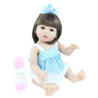 BZDOLL-Muñeca Reborn de cuerpo de silicona suave para niños, juguete de bebé recién nacido de 19 pulgadas, 48 CM, regalo de cumpleaños - details 1