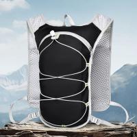 Chaleco de hidratación para correr transpirable, bolsa de hidratación para correr, ultraligera, impermeable, Material de nailon, mochila de agua con múltiples bolsillos - details 7