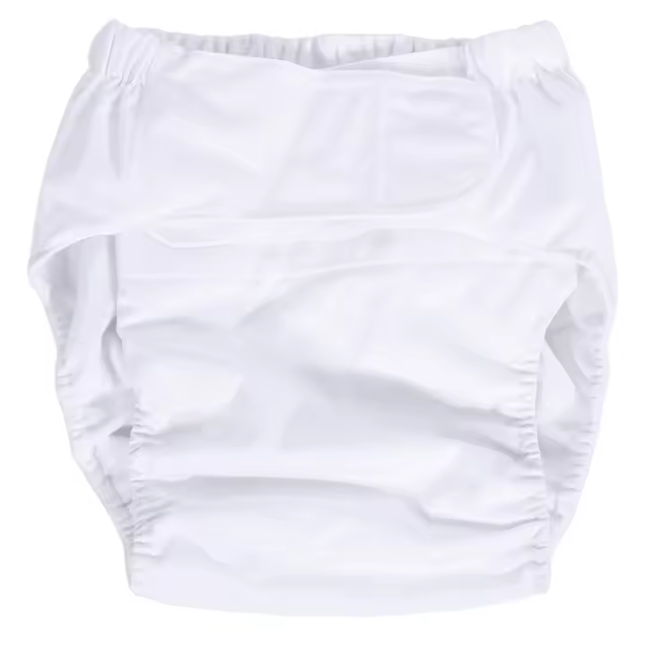 Pañal de tela ajustable para adultos, pañales lavables para el cuidado de la incontinencia, Ultra absorbentes, color blanco, novedad - 1