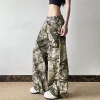 Pantalones de camuflaje de pierna recta con cintura elástica para mujer, cómodos y elásticos, nuevos en Original Classic - details 1