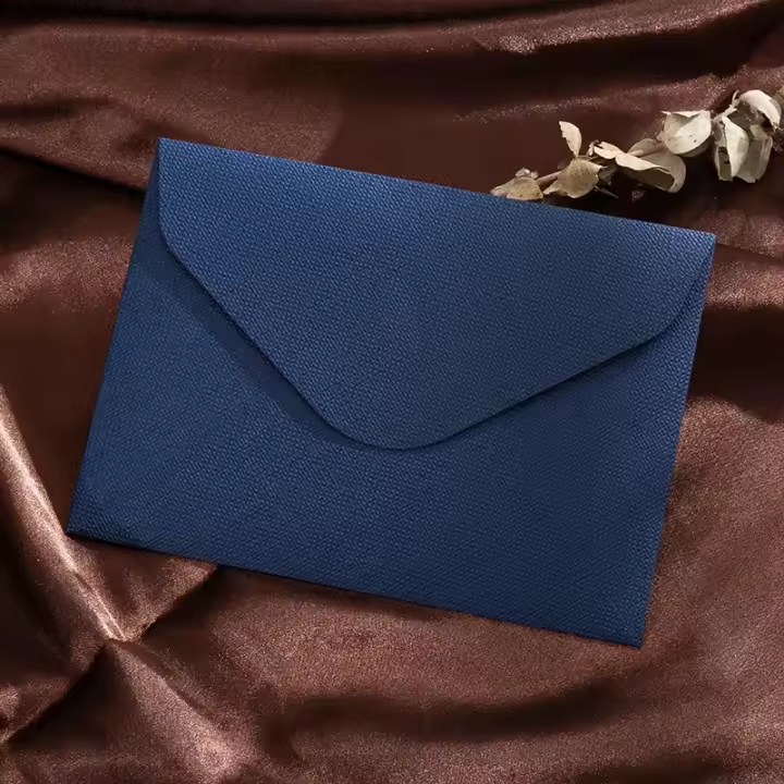 Sobres de ventana de piezas para cartas, bolsa de embalaje de regalo hecha a mano, cubierta de tarjeta de invitación de fiesta de boda, sobre de efectivo, papelería, 50 unidades - 1