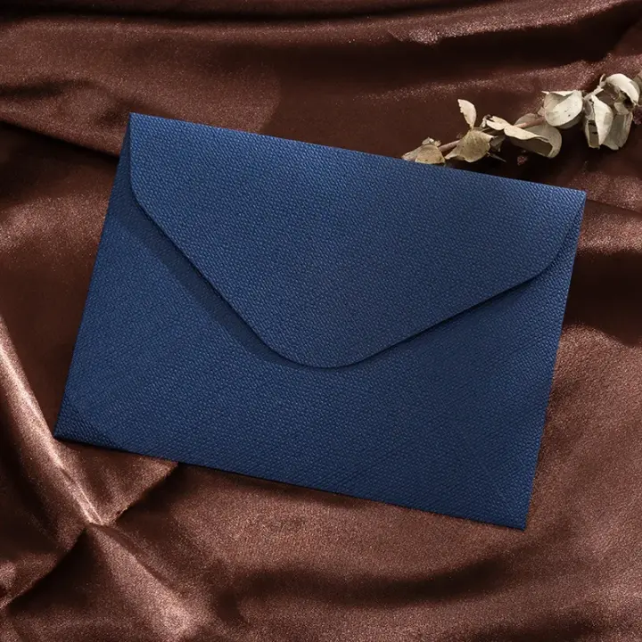 Sobres de ventana de piezas para cartas, bolsa de embalaje de regalo hecha a mano, cubierta de tarjeta de invitación de fiesta de boda, sobre de efectivo, papelería, 50 unidades - 1