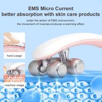 Dispositivo de Lifting Facial eléctrico EMS RF terapia, adelgazamiento Facial, vibración, doble mentón, en forma de V, máquina de levantamiento de mejillas con masajeador de ojos - details 4