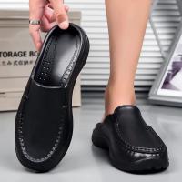 Zapatos De Chef Para Hombre, Zapatillas De Negocios, Cubierta Impermeable Para El Dedo Del Pie, Zapatillas Diarias De Talla Grande 39-46, Mocasines, Zapatos De Cocina A Prueba De Aceite - details 22