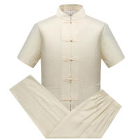 Ropa de estilo chino para hombre, pantalones masculinos con cuello levantado Hanfu - details 10