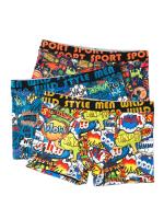 Pack de 3 Bóxer Hombre Diseño Graffiti - Tejido Ultra Suave y Elasticidad Premium para Movilidad Libre - details 0