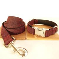 Collar personalizado mascotas, accesorio fibra para cachorros, Correa con placa de identificación y grabado gratis - details 5