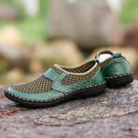 Zapatos casuales de hombre para el verano 2025, malla, exterior, goma, con suela de goma, malla. - details 6