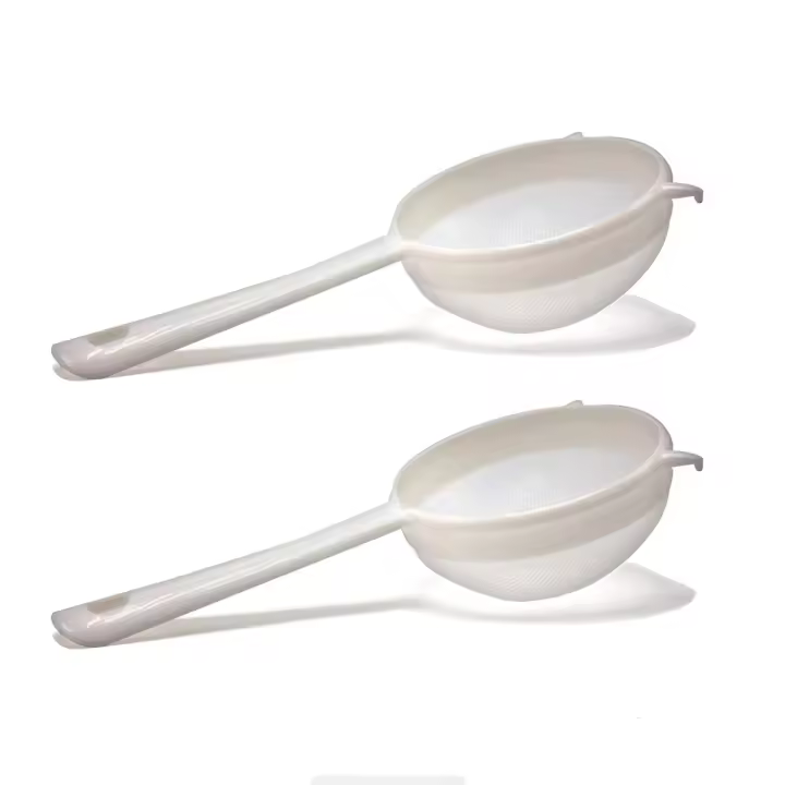 Estrejador de Malla de Nylon de Dos Piezas Batches Menudes para Horneado Casero - 1