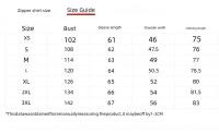 Plus Size Men's Shirts Casual Button Zipper Shirts Long Sleeve Beach Linen Shirts - details 0