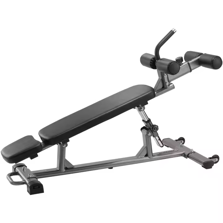 SucceBuy Banco de pesas ajustable, banco de entrenamiento de fuerza de 1000 libras, banco de entrenamiento de cuerpo completo, banco de abdominales inclinado y declinado con manija de flexión inversa - 1