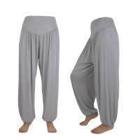 1 Uds. Pantalones de baile deportivos de Yoga suaves de algodón informales sueltos elásticos para mujer a la moda - details 31
