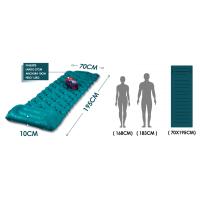 colchoneta camping azul eléctrico 10cm