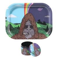 1/2 piezas Gorrila Herb Spice Grinder Rolg Bandeja Regalos - details 0