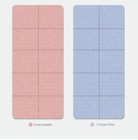 esterilla plegable de TPE para Yoga, esterilla portátil de 6mm, gruesa, antideslizante, para siesta en casa, gimnasio, ejercicio, Fitness, gimnasia, entrenamiento - details 11