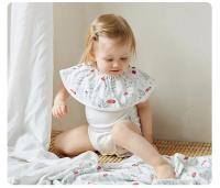 Babero de gasa de algodón de bambú para bebés y niños, Baberos para comer, espesamiento impermeable giratorio multicapa - details 20