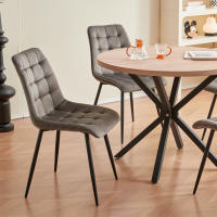 EGOONM, un juego de 4 sillas de comedor de terciopelo, patas de Metal, silla moderna y cómoda para cocina, dormitorio, sala de estar, muebles para el hogar - details 9