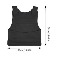 Chaleco protector a prueba de balas, chaleco táctico de seguridad a prueba de puñaladas, ropa delantera y trasera - details 1