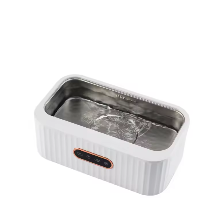 Minilavadora portátil con vibración de alta frecuencia, ultrasónico para joyería, gafas dentales, 400ML - 1
